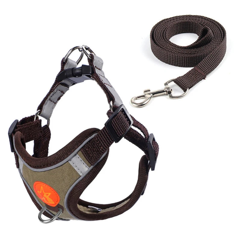 Dog Harness Vest Reflective Mesh Breathable for Small Medium Dogs