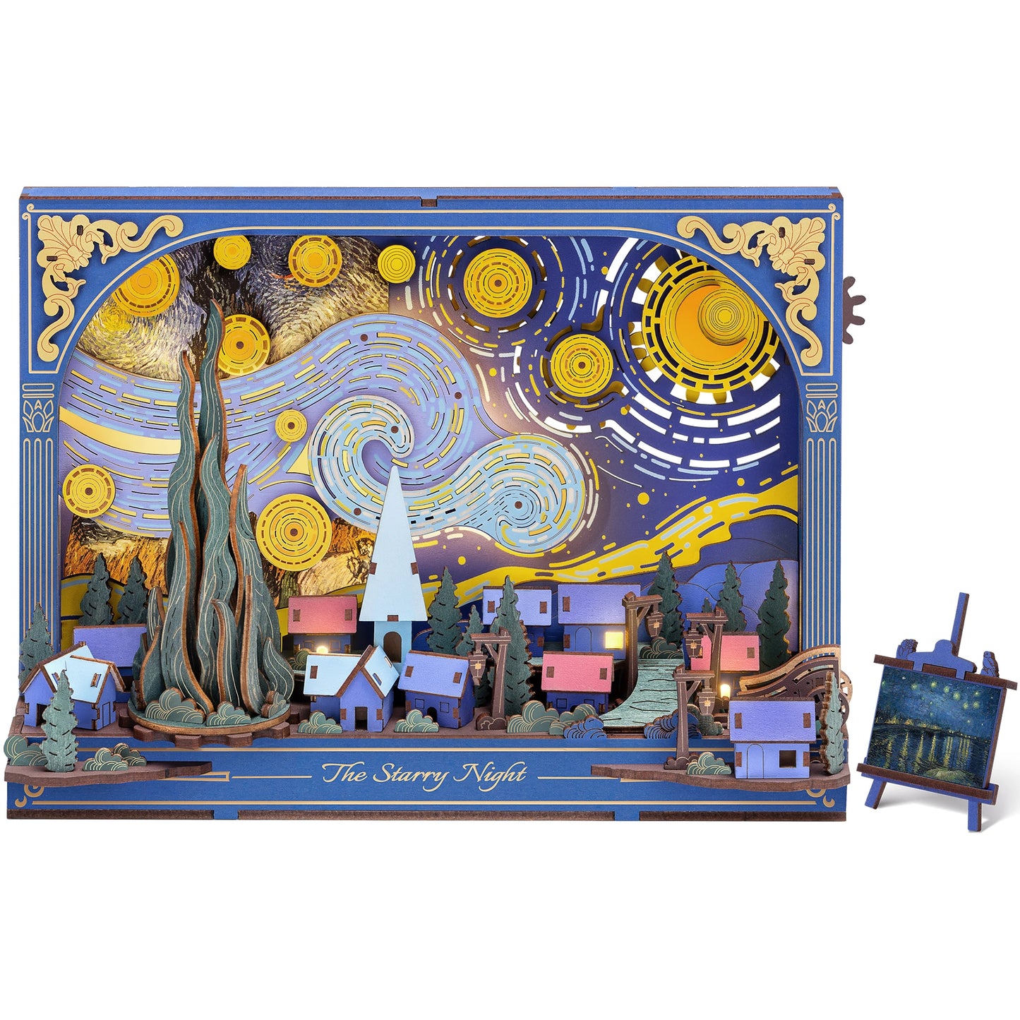 ROKR Starry Night 3D Puzzle Kit Vincent Van Gogh