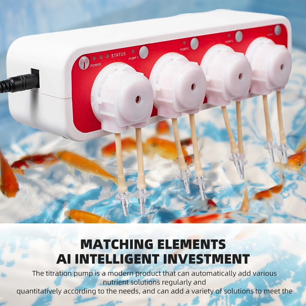 Jebao Auto Dosing Pump MD4.4 WiFi Control For Marine Reef