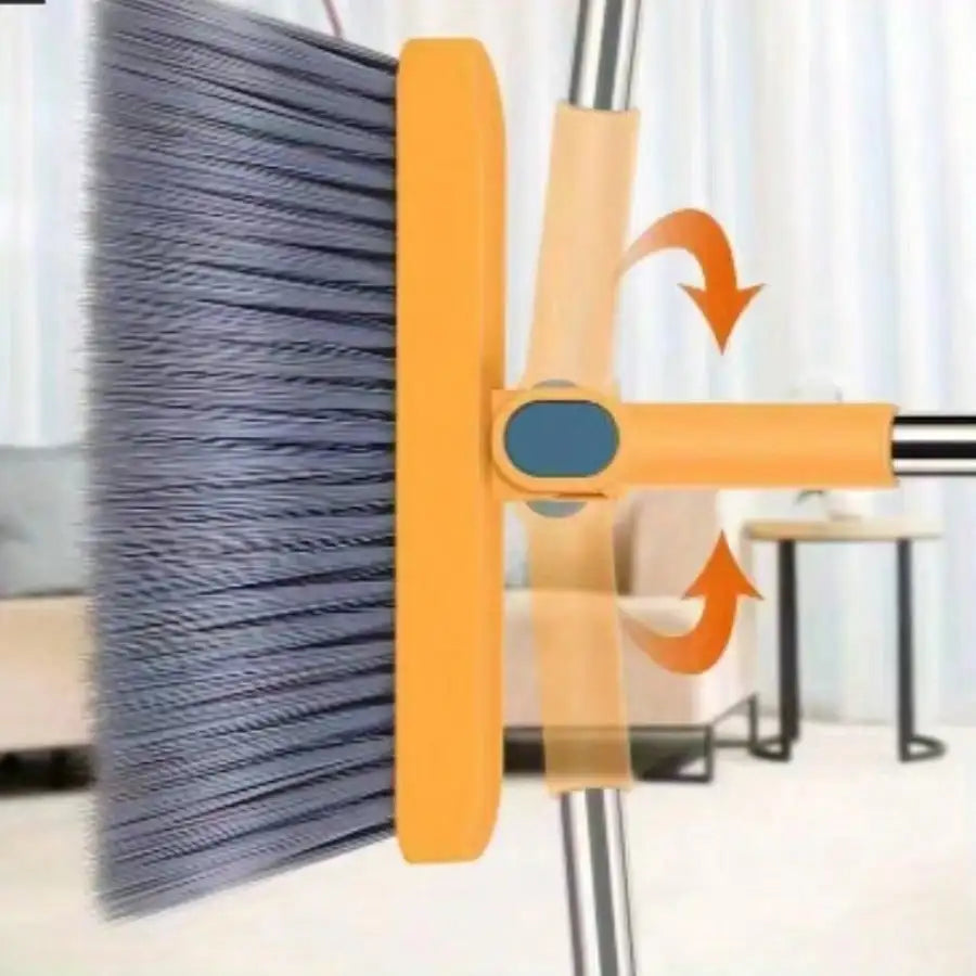 Foldable Broom And Dustpan 3-In-1 Rotatable Cleaning Set
