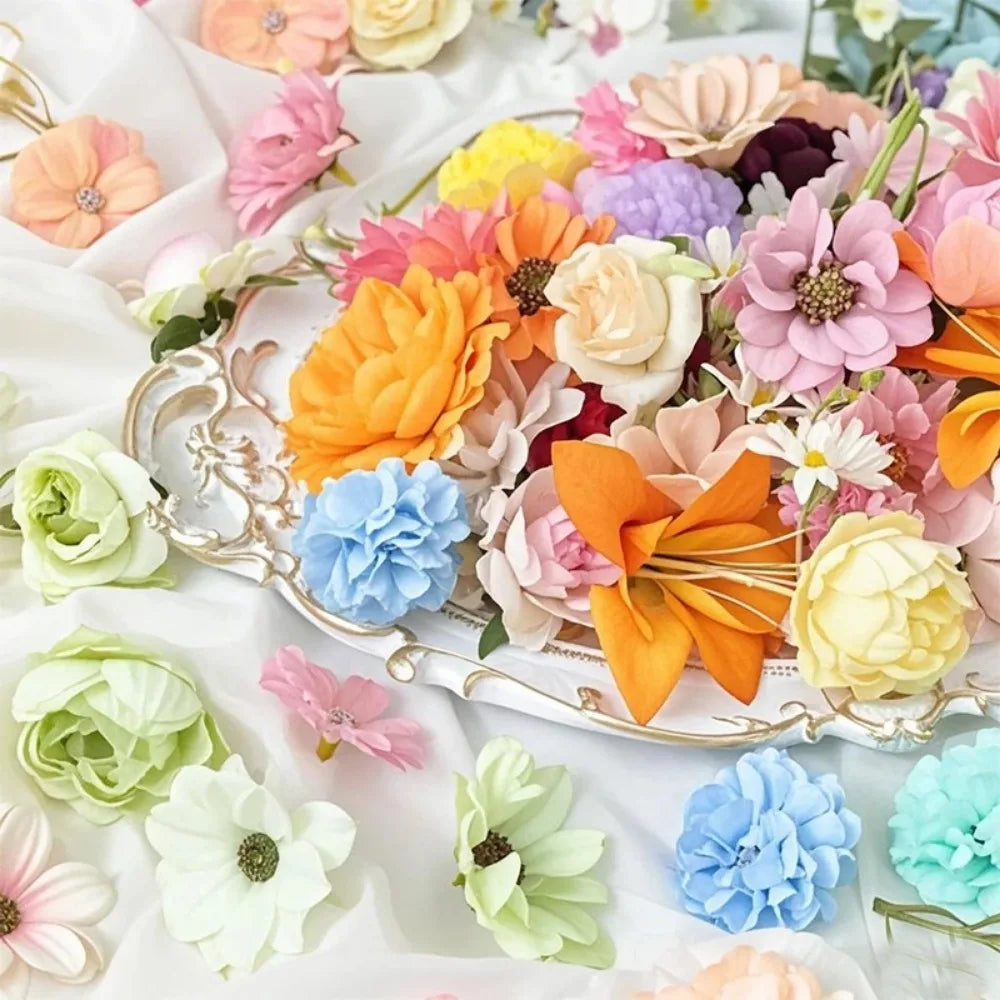 Silk Artificial Flowers For Home Decor And Wedding DIY Crafts