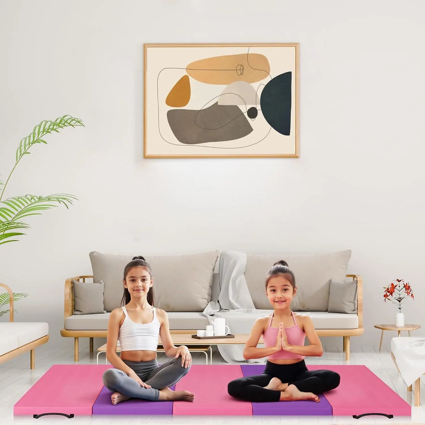 TWISTER.CK Folding Gym Mat High-Density EPE Foam Non-Slip
