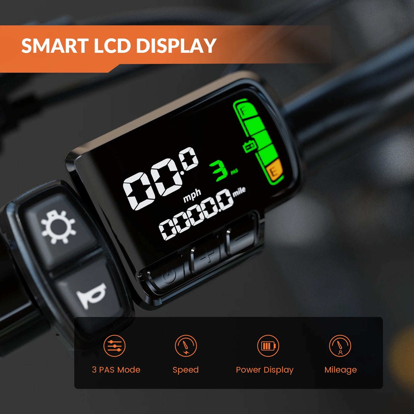 5TH WHEEL AB17 Electric Bike With 700W Motor Front Suspension