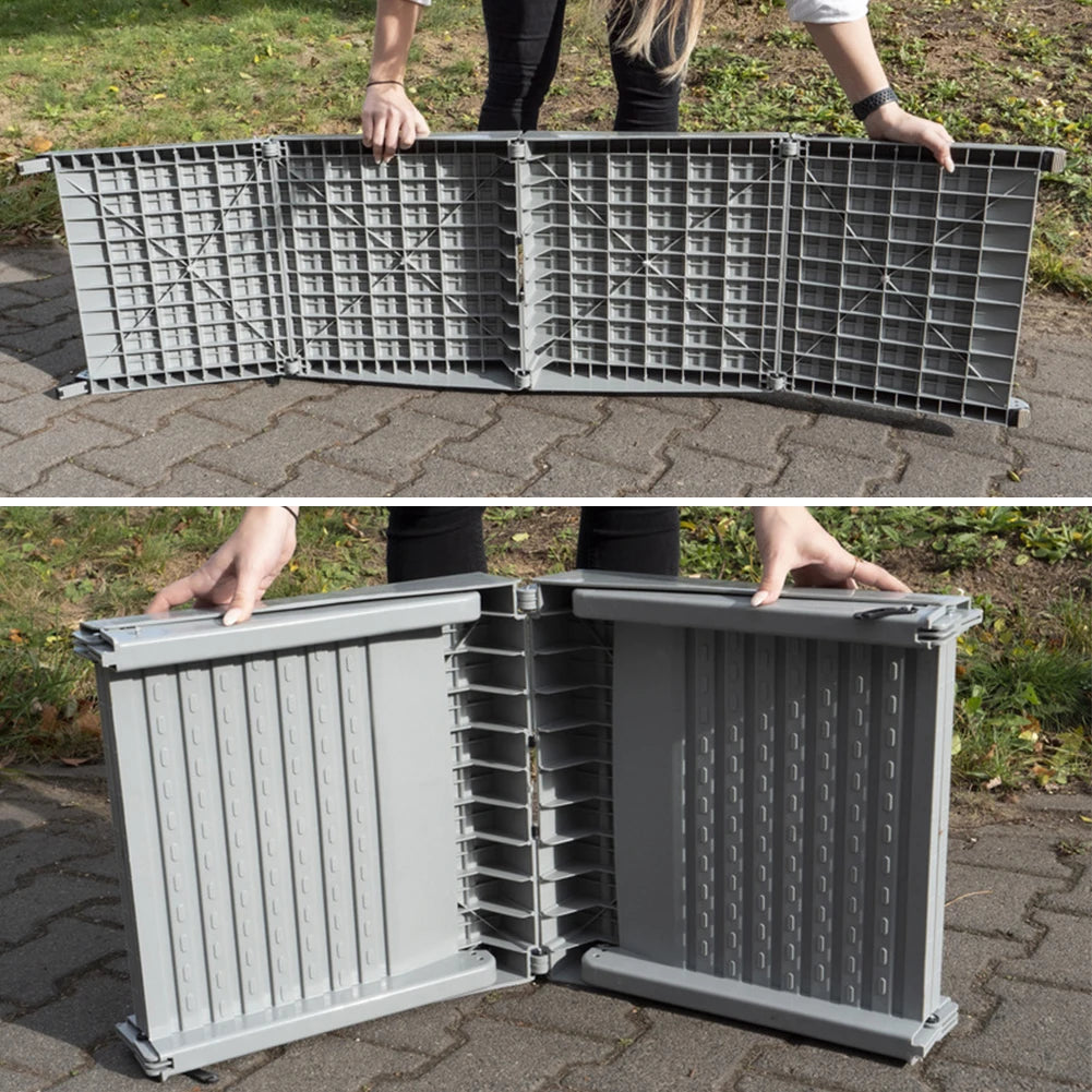 Folding Portable Dog Ramp for Cars Non Slip Rug Surface