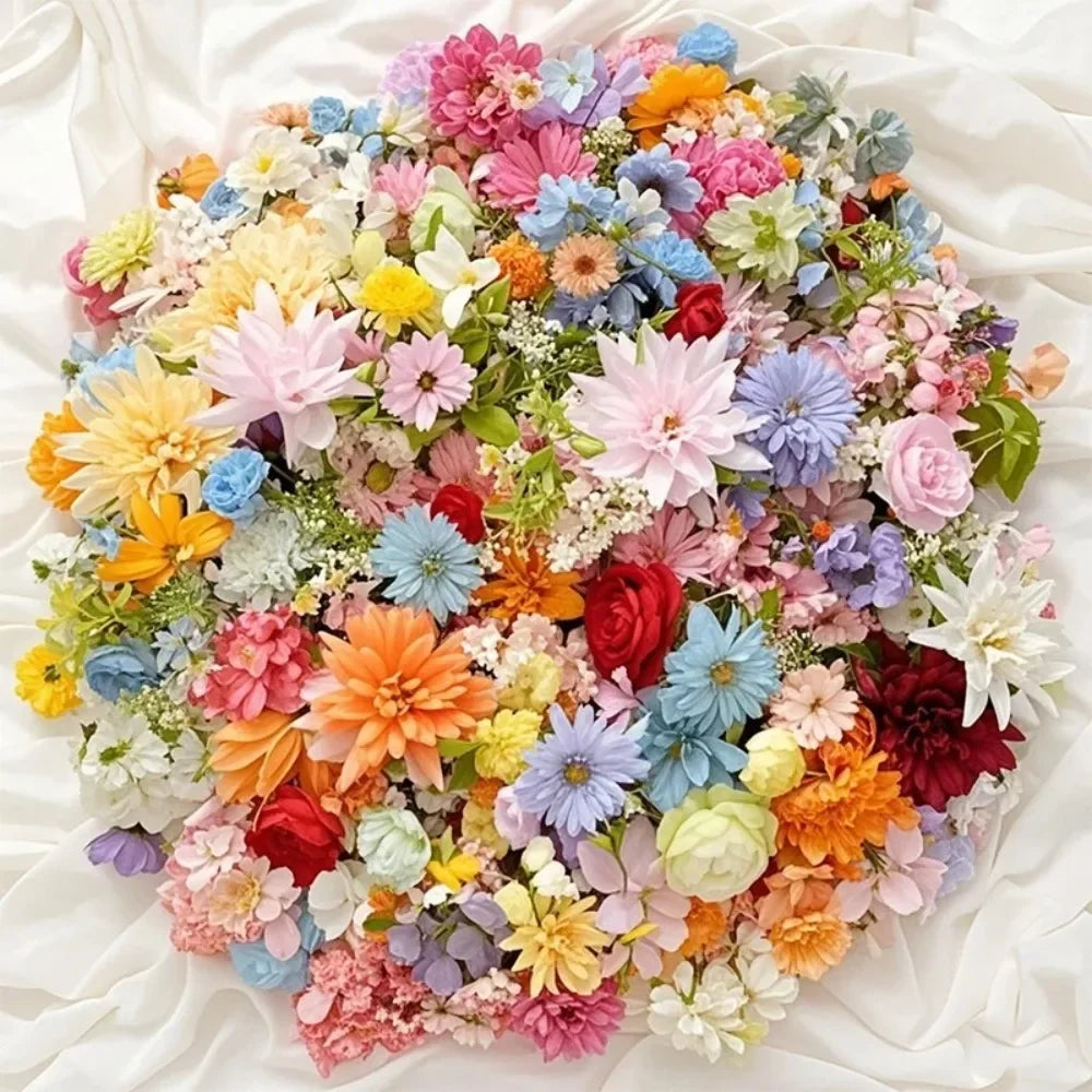 Silk Artificial Flowers For Home Decor And Wedding DIY Crafts