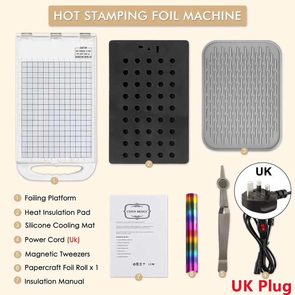 Hot Stamping Foil Machine for Card Making and Gift Projects