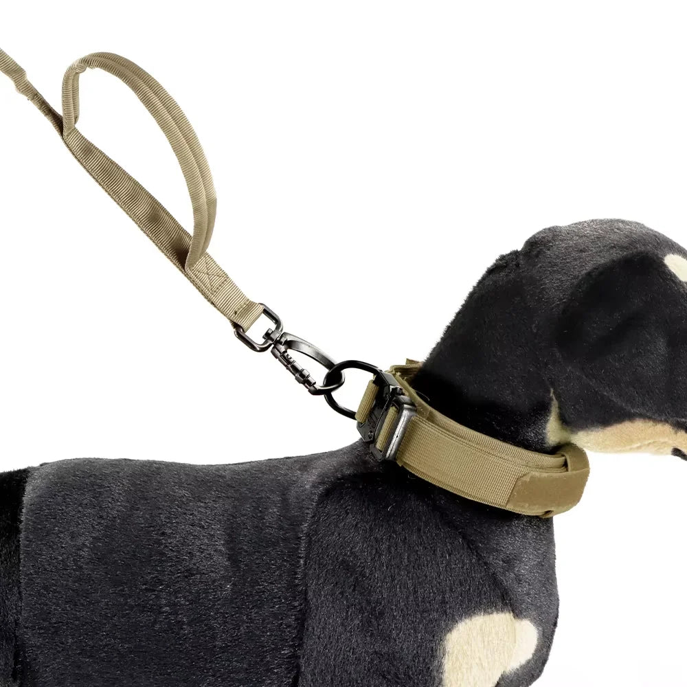 Tactical Dog Leash Adjustable Elastic Rope With Dual Control Handles