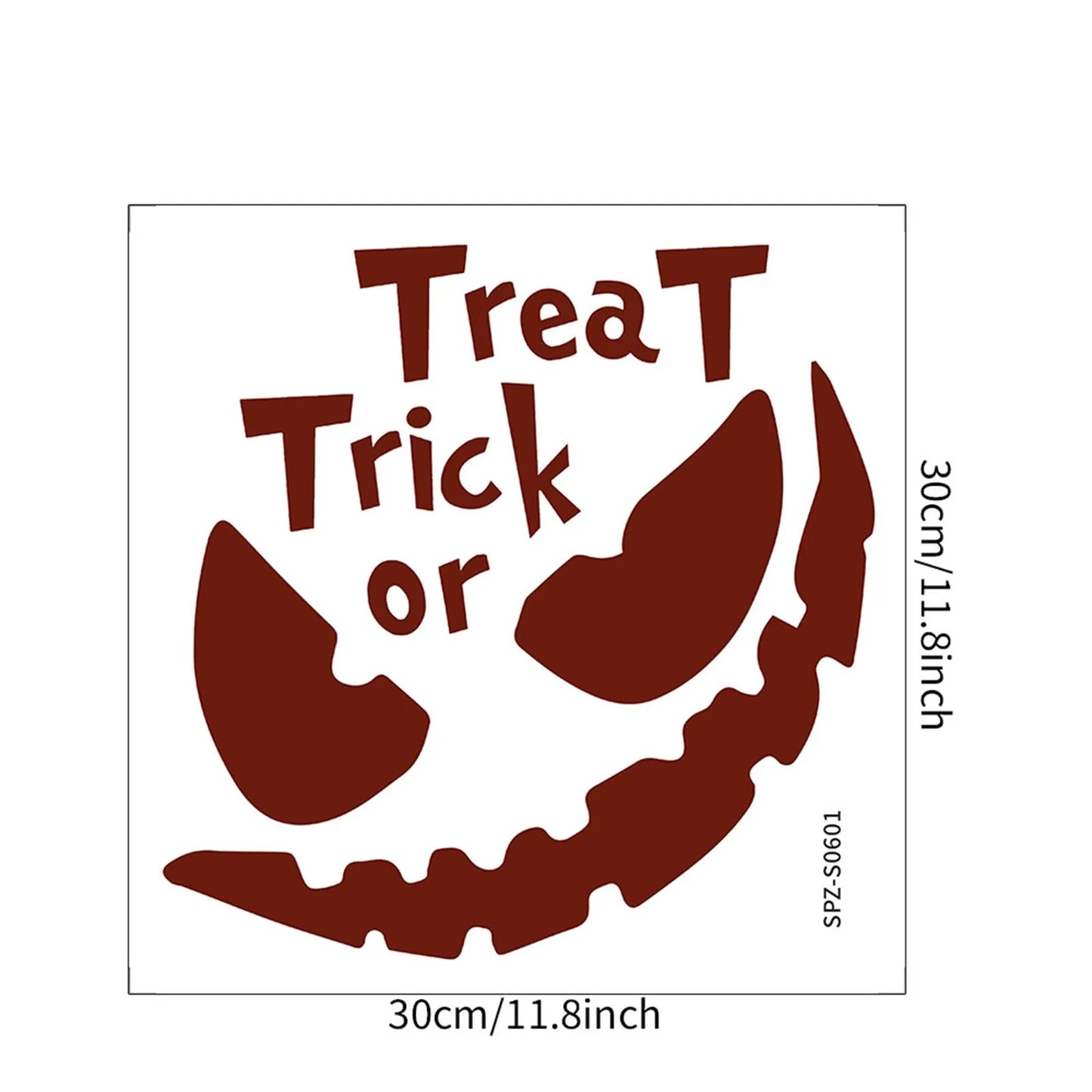 Halloween pumpkin ghost face creative toilet sticker removable Halloween decoration funny pumpkin face bathroom toilet sticker