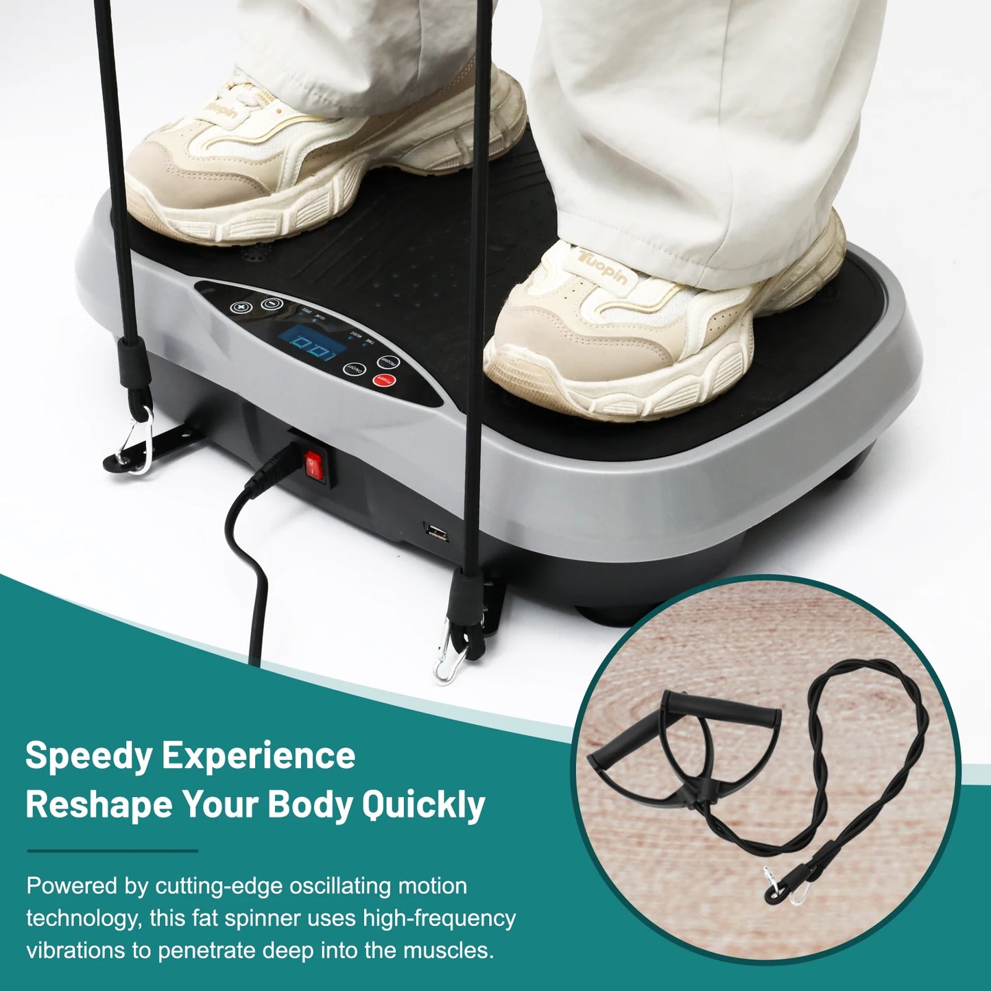 Vibration Plate Exercise Machine For Home Full Body Workout