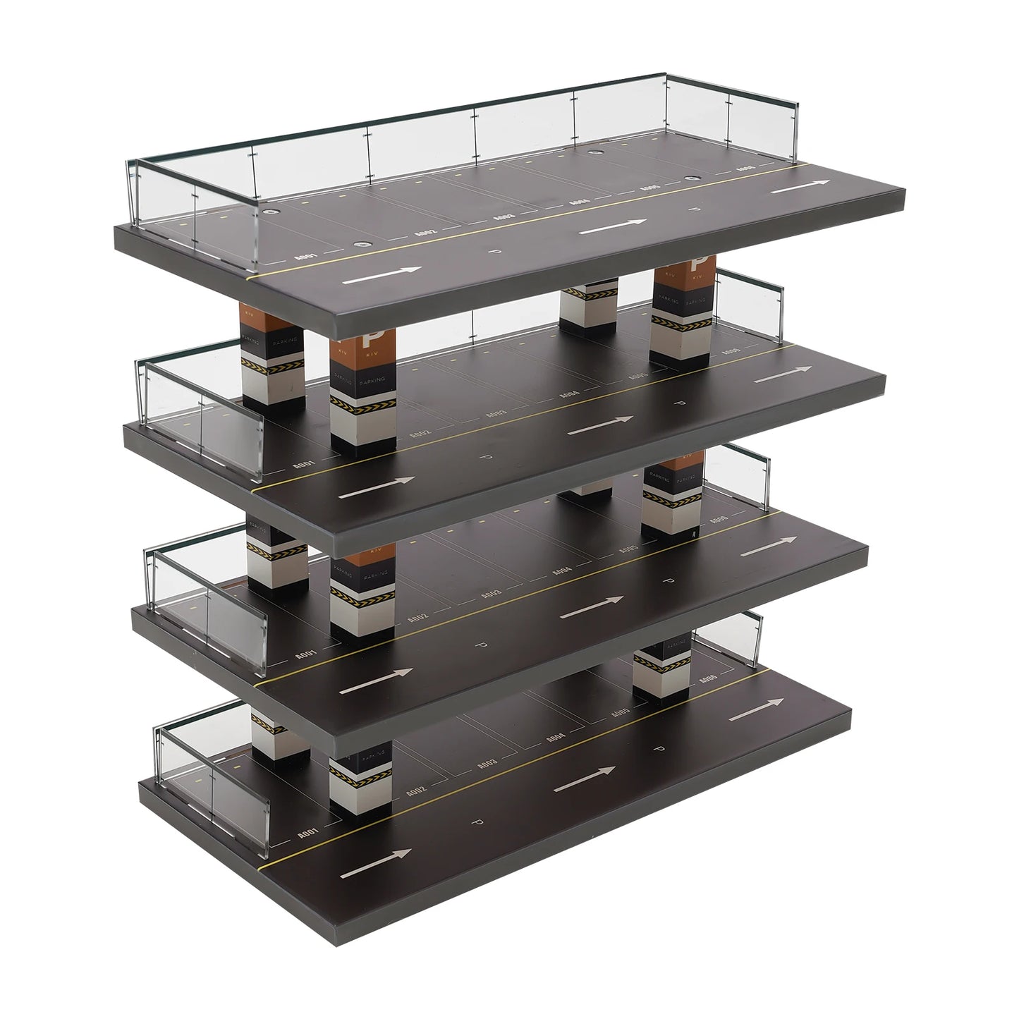 Bymaocar 4 Tier Car Display Case For Diecast Models