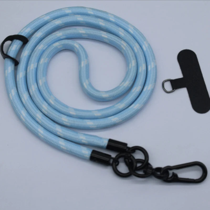 Fashion Phone Necklace Lanyard With Hook Card Holder For iPhone