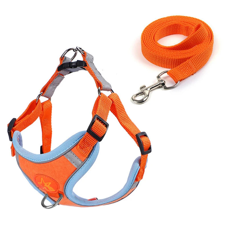 Dog Harness Vest Reflective Mesh Breathable for Small Medium Dogs