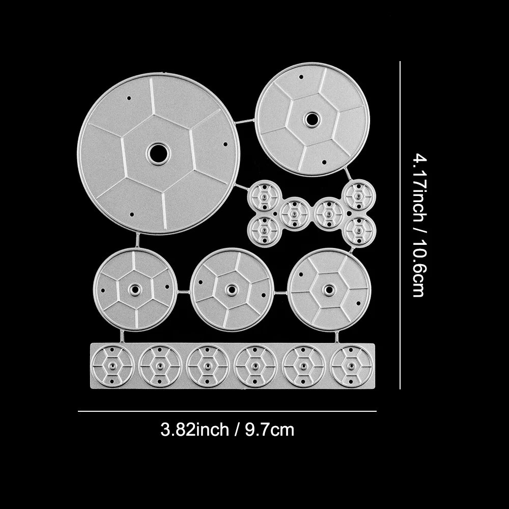 Round Sequin Metal Cutting Dies For Card Making Scrapbooking