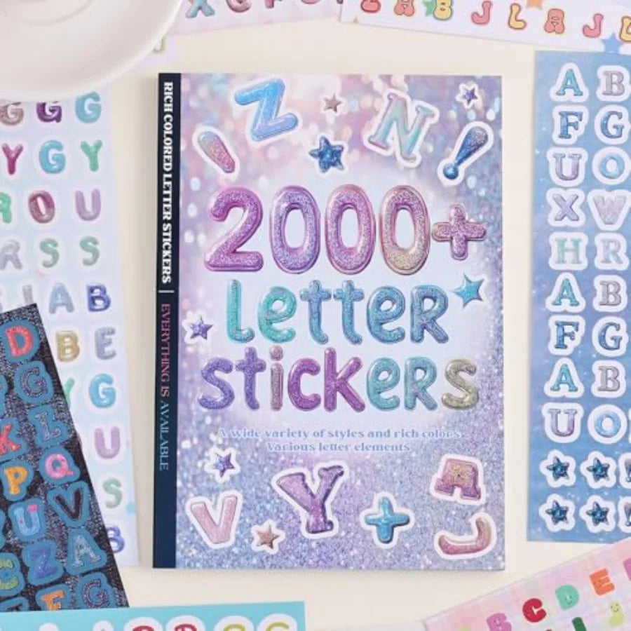 Alphabet Sticker Set Over 2000 Pieces for Journaling and Craft