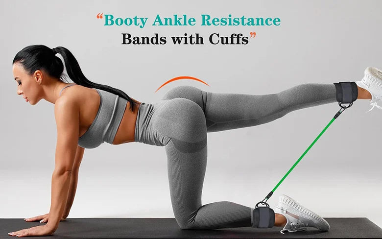 Ankle Resistance Bands Set For Leg And Glute Training Home
