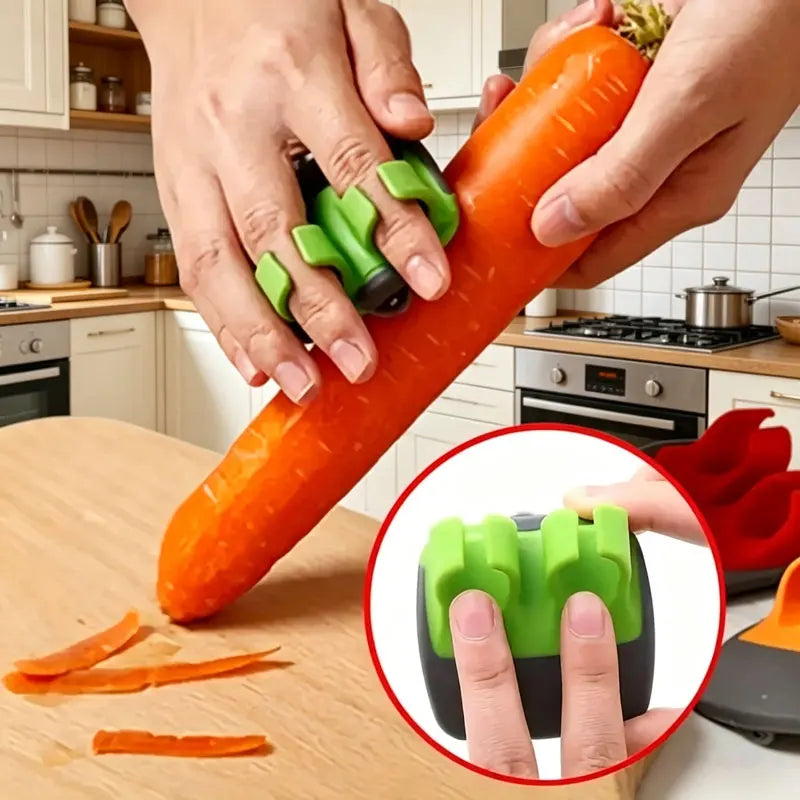Eco Friendly Bamboo Peeler With Stainless Steel Blade And Non Slip Grip