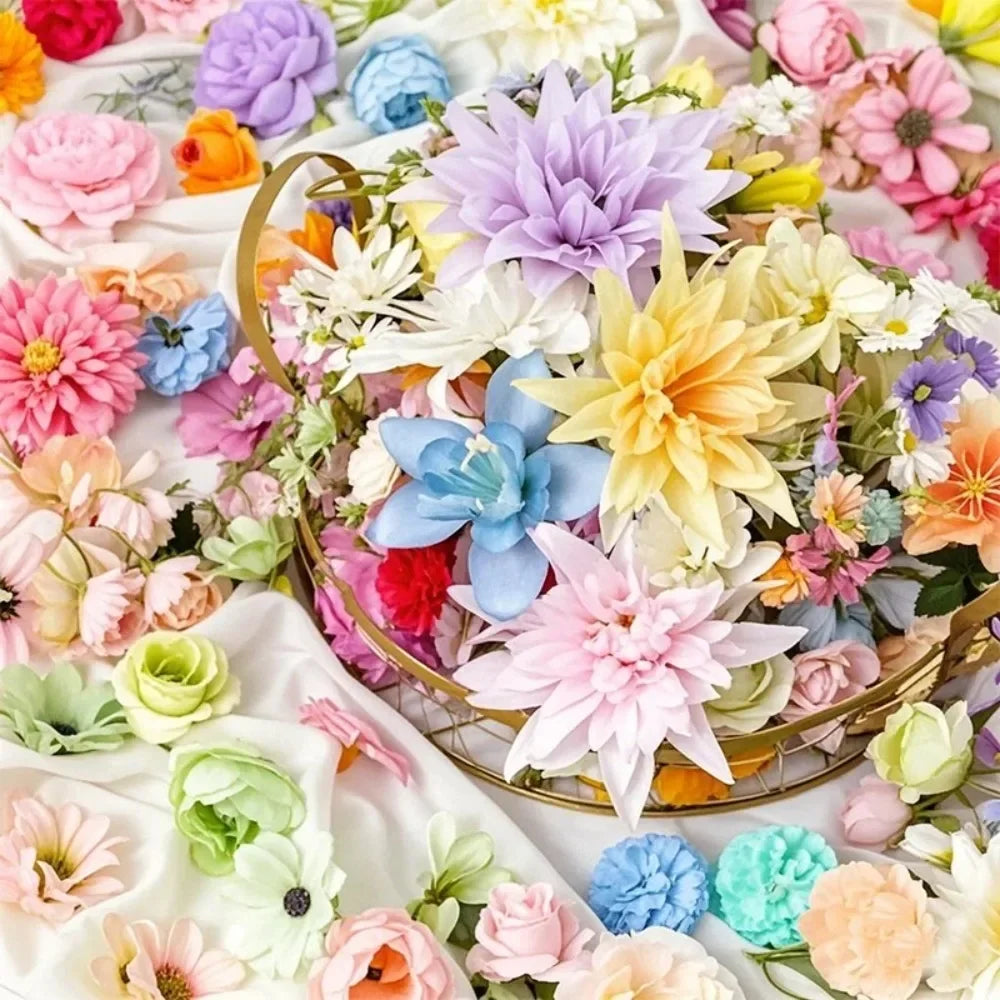 Silk Artificial Flowers For Home Decor And Wedding DIY Crafts
