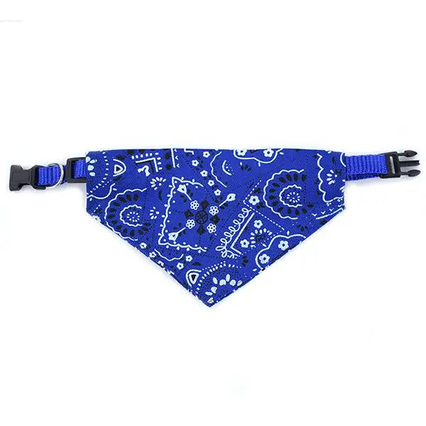 Adjustable Cat Collar With Scarf Bandana Pet Necktie