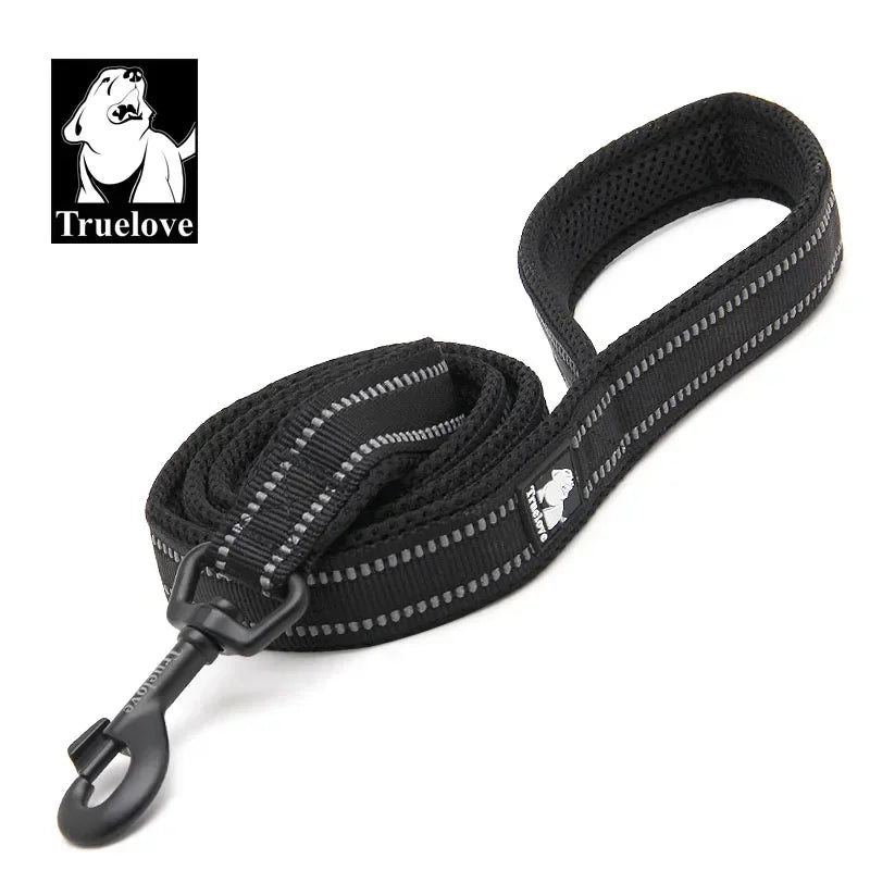 TRUELOVE Reflective Nylon Mesh Padded Pet Leash For Dogs And Cats