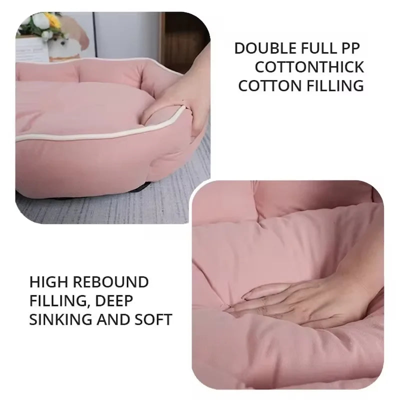 NONECN Pet Sofa Bed For Dogs And Cats Warm Cushion