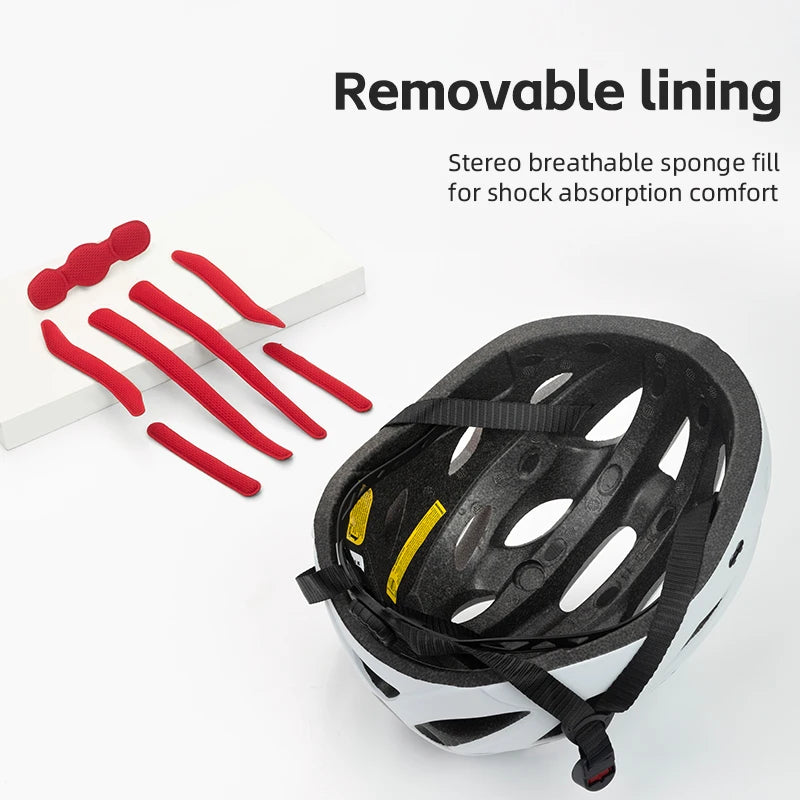 ROCKBROS Cycling Helmet With Integrated Goggles For MTB Road Use