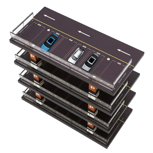 Bymaocar 4 Tier Car Display Case For Diecast Models