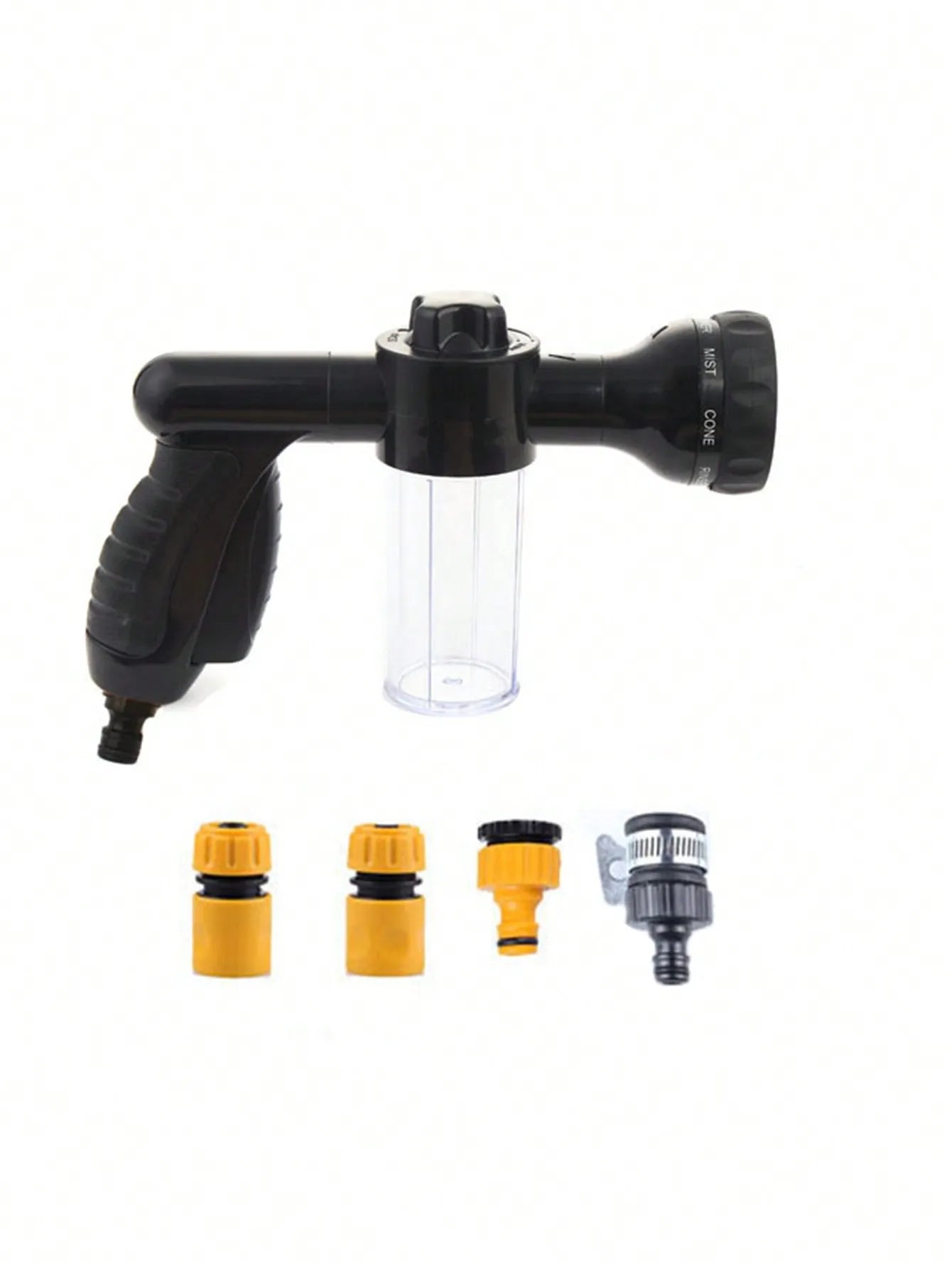 Car Wash Foam Sprayer With Soap Reservoir Garden Hose Nozzle