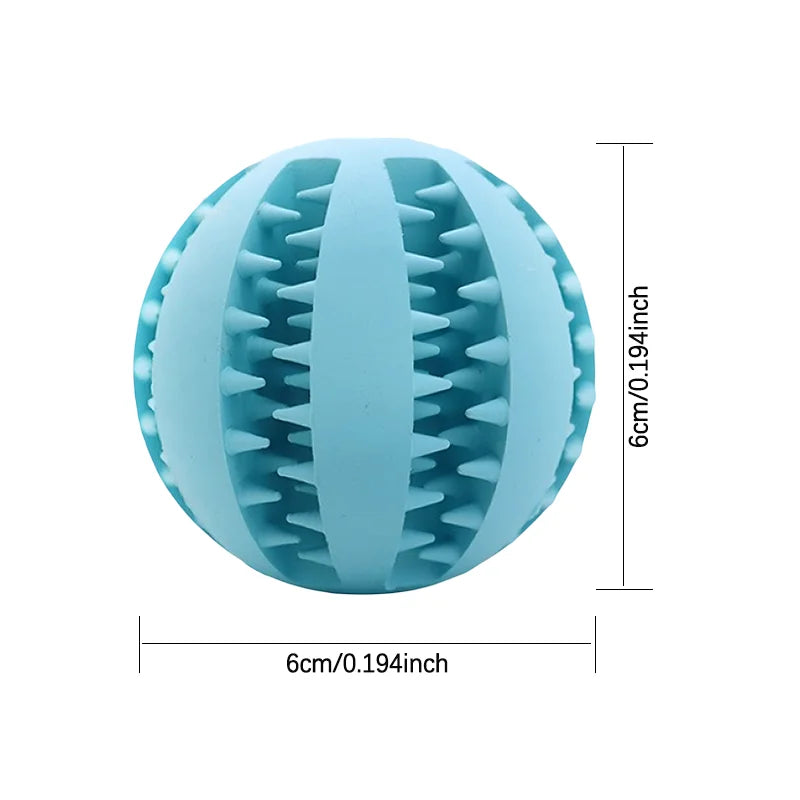 Rubber Dog Teething Puzzle Balls For Training And Anti Boredom Chew Toys