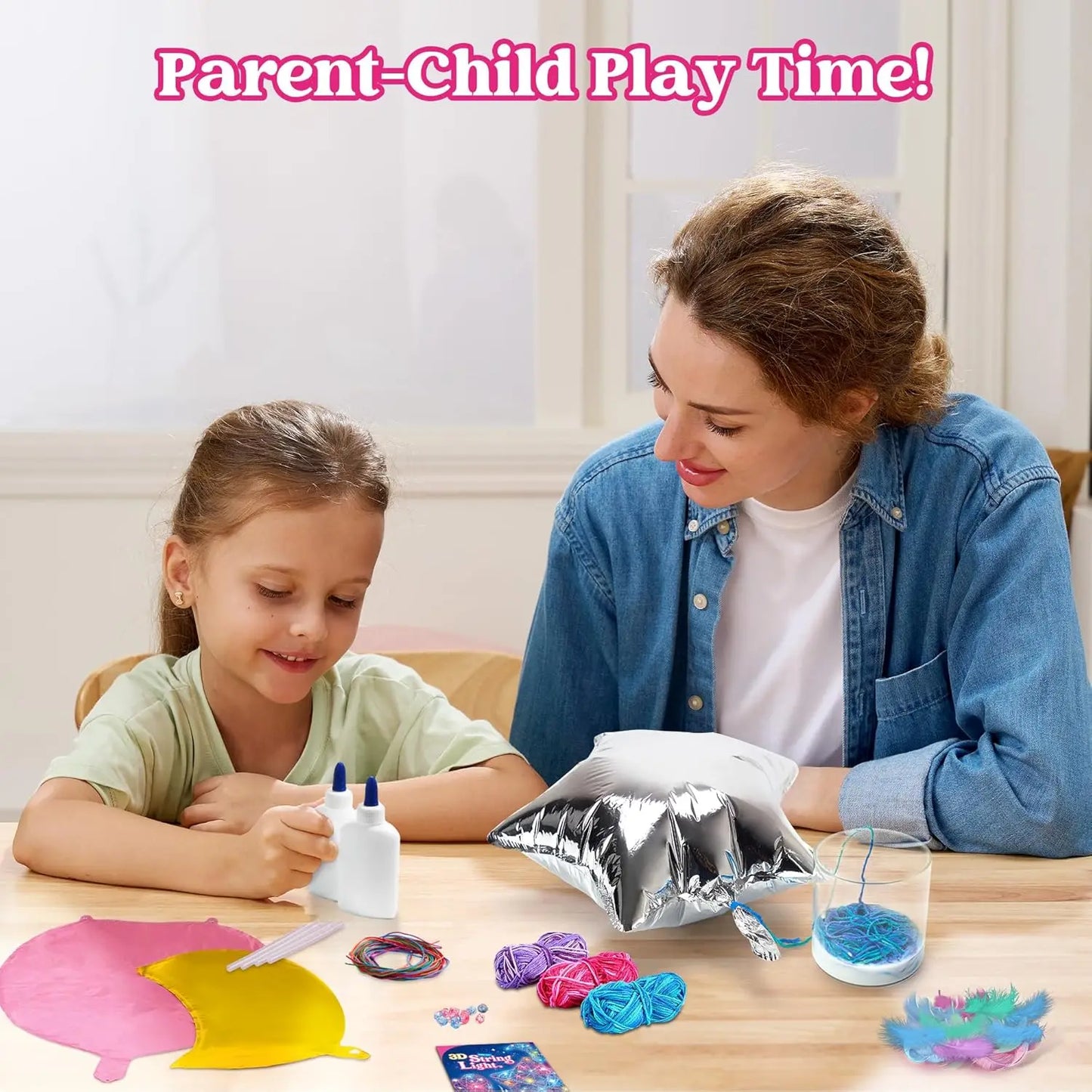 Joyfy 3D String Art Kit Light Up LED Bulbs Premium