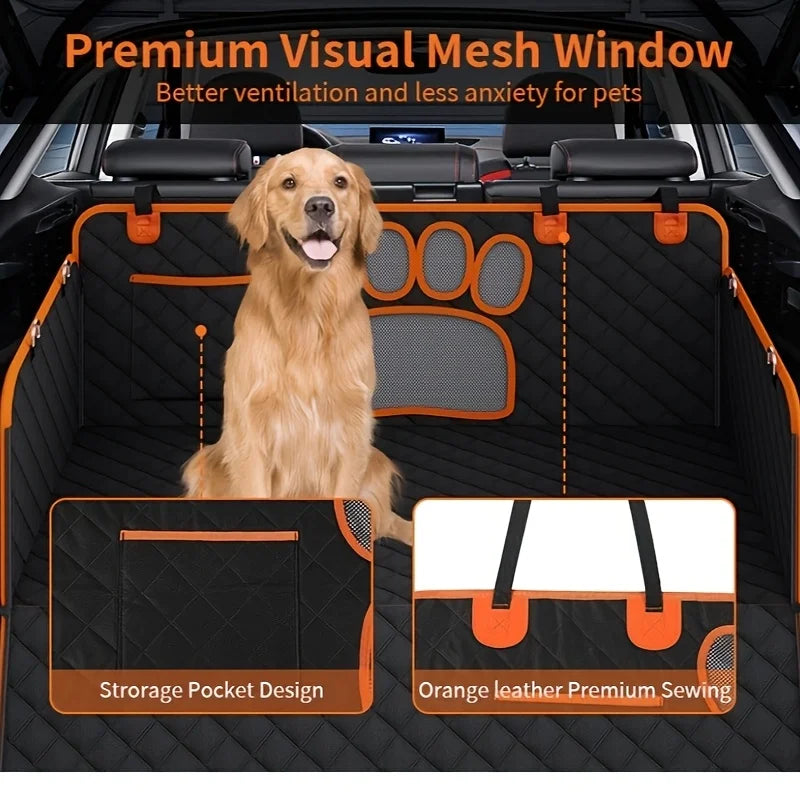 NONECN Dog Hammock Car Seat Cover For Pets Heavy Duty