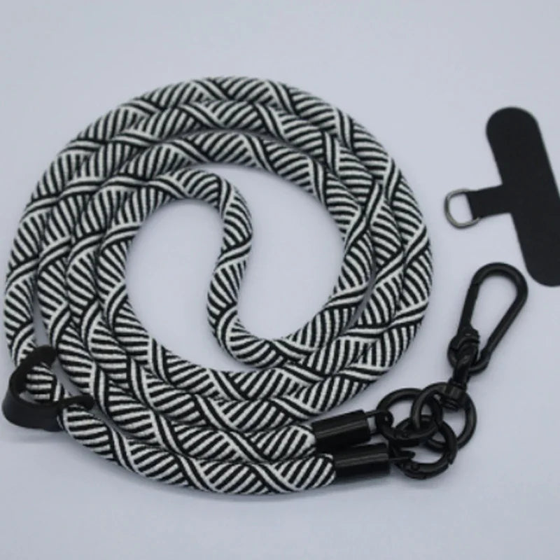 Fashion Phone Necklace Lanyard With Hook Card Holder For iPhone
