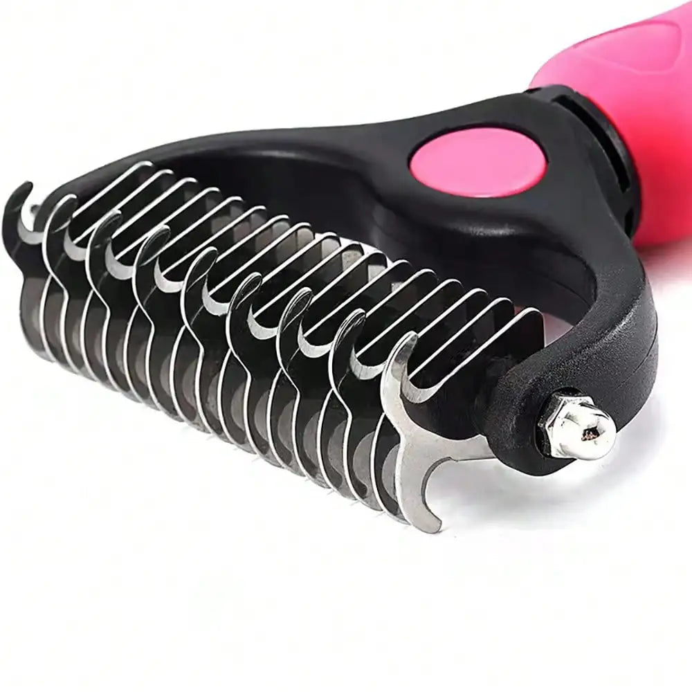 Stainless Steel Double Sided Detangling Comb for Cats and Dogs