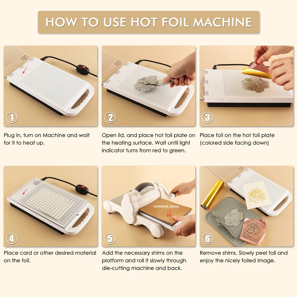 Hot Stamping Foil Machine for Card Making and Gift Projects