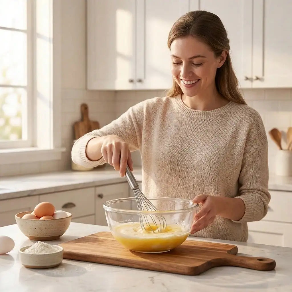 Stainless Steel Whisk Manual and Semi Automatic Egg Blender Cordless