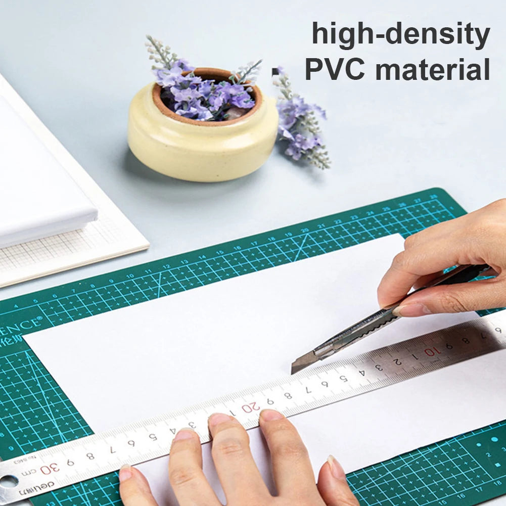 PVC Cutting Mat Double Sided Self Healing Gridded Cutting Pad