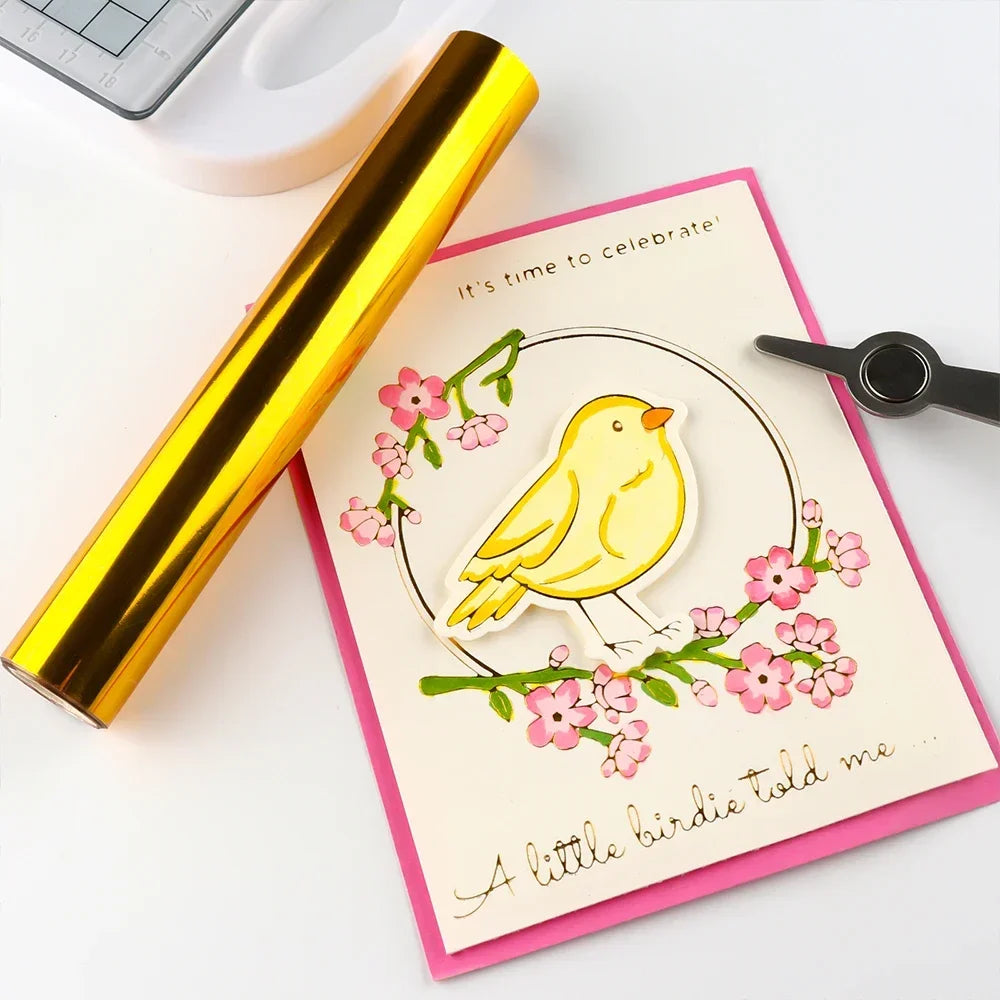 Holographic Heat Activated Foil Transfer Sheets for DIY Crafts