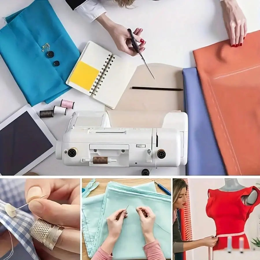 95-Piece Portable Sewing Kit With Threads Needles And Needle Threader