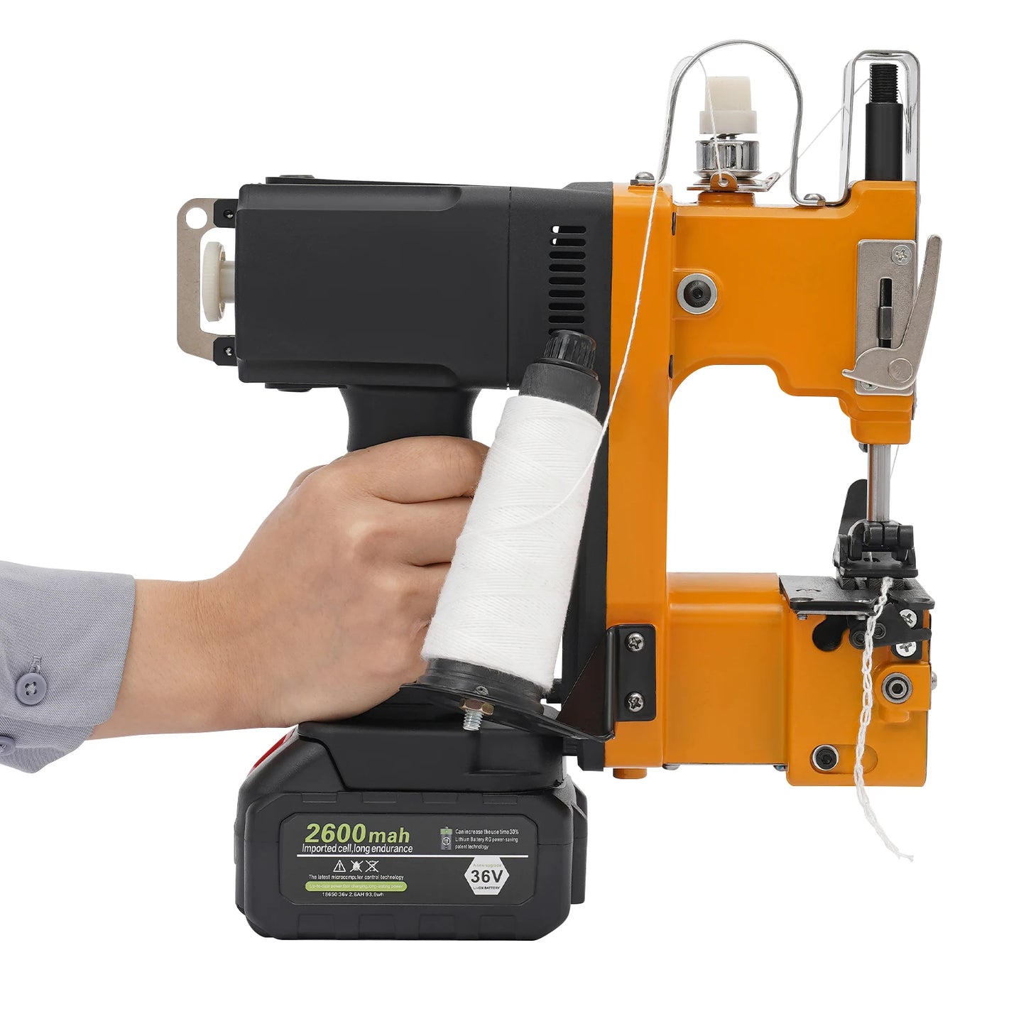 Portable 190W Handheld Bag Sewing Machine High Speed 18000 RPM