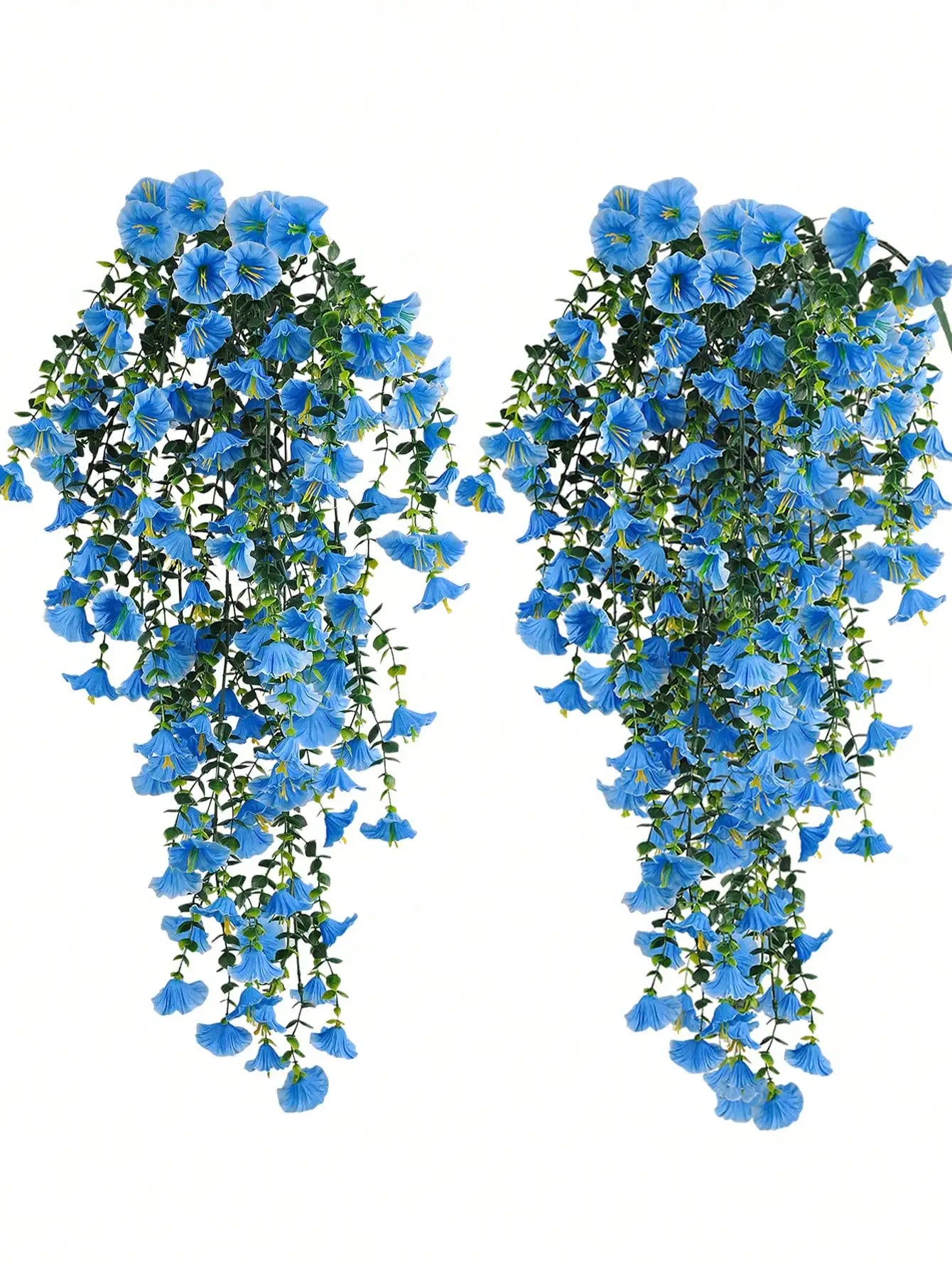 Artificial Eucalyptus Silk Flower Vine UV Resistant Outdoor Garden Decor