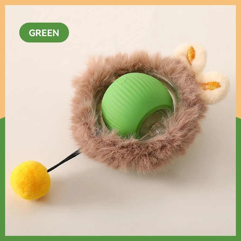 Rechargeable Automatic Rolling Ball Cat Toy Imitates Mouse