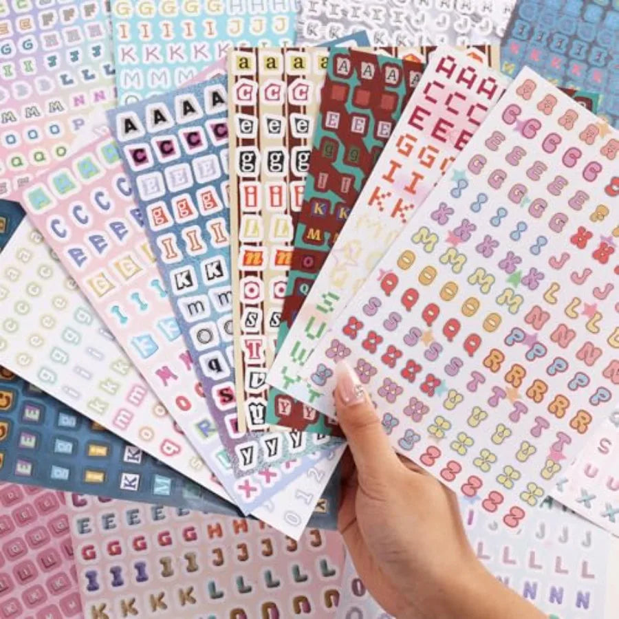 Over Two Thousand Alphabet Stickers Journaling And Junk Journal Scrapbooking