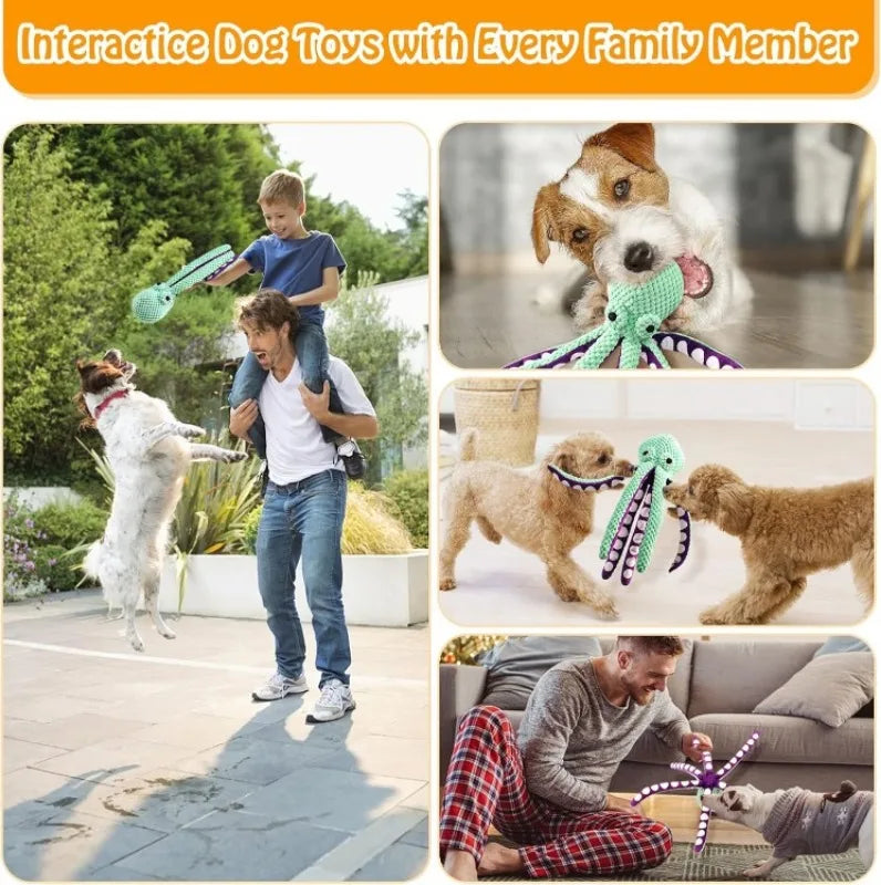 Ultra Soft Plush Squeaky Dog Toy For All Breeds Training Reward Gift