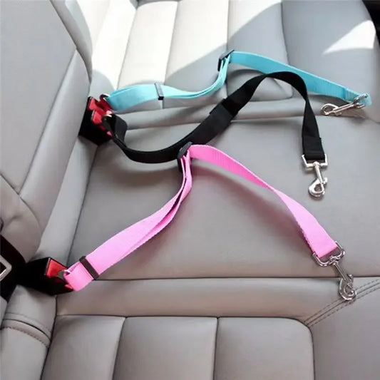 Dog Car Seat Belt Safety Protector Car Harness For Travel Pets