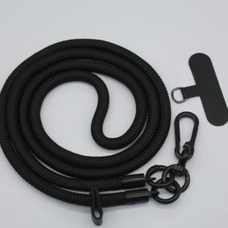 Fashion Phone Necklace Lanyard With Hook Card Holder For iPhone