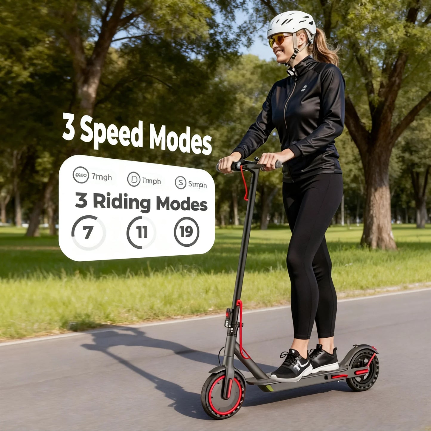 Ladped LP60 Electric Scooter 350W 19Mph Foldable 16 Mile Range