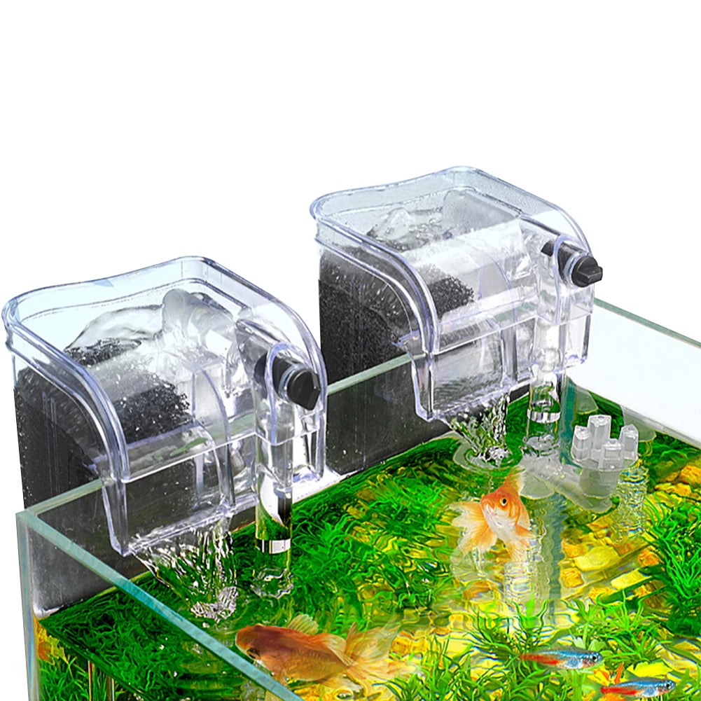 Shunmaii Fish Tank Suspended Hang On Filter 2.5W USB Pump