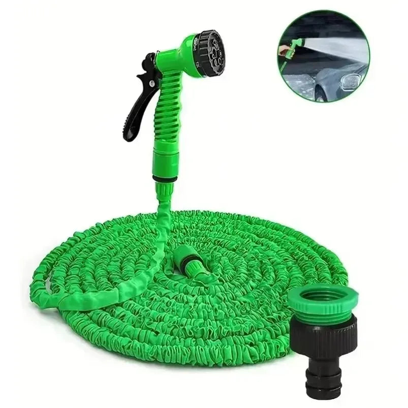 High Pressure Retractable Expandable Garden Hose With Spray Nozzle