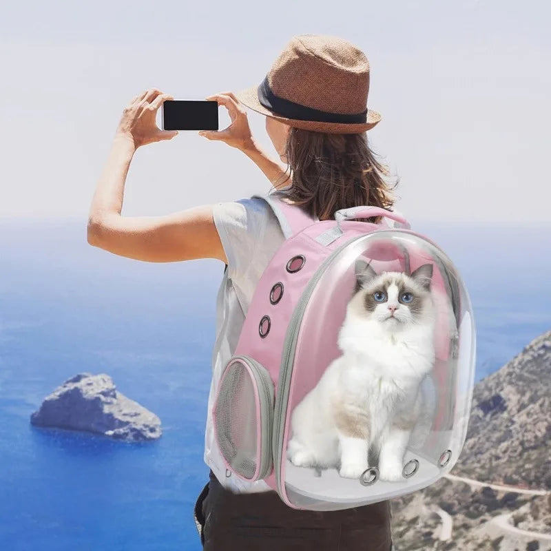 Front Expandable Cat Backpack For Pets Holds Up To 20 Pounds