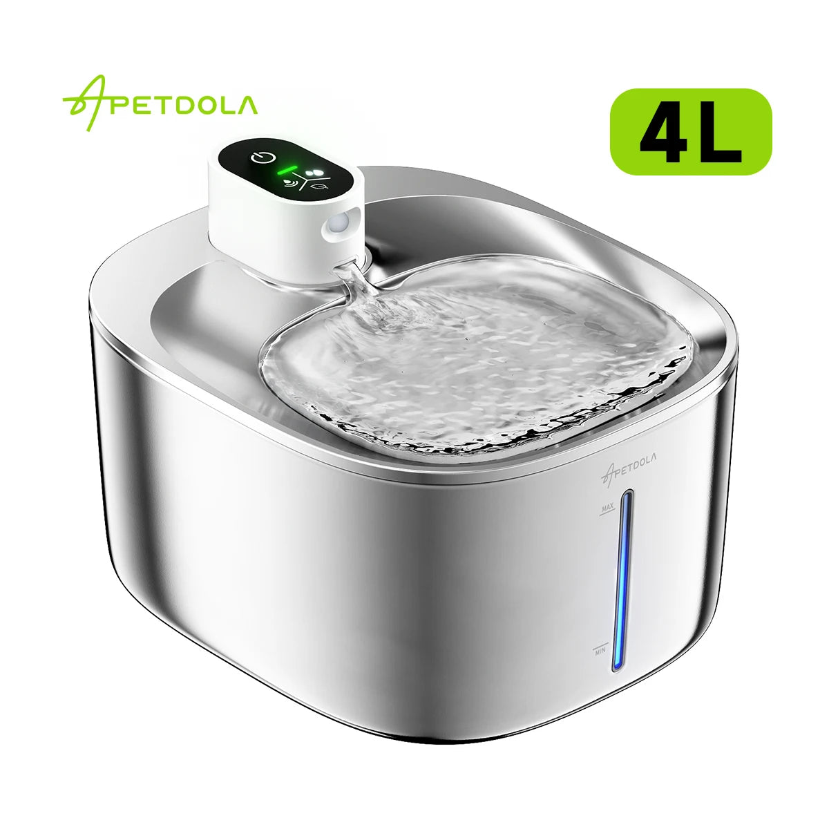 APETDOLA Wireless Cat Water Fountain Auto Sensor For Cats And Dogs