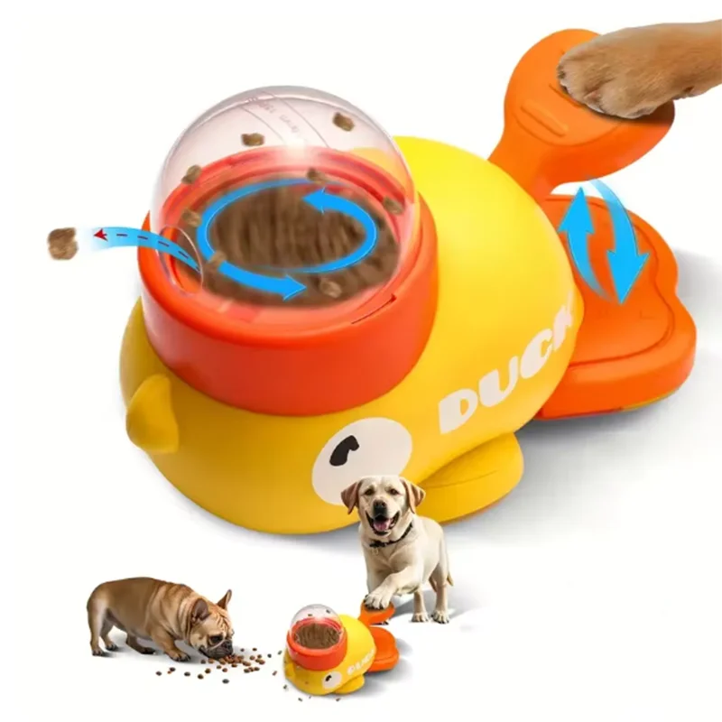 Interactive Duck Feeder Toy for Dogs and Cats Puzzle Feeder